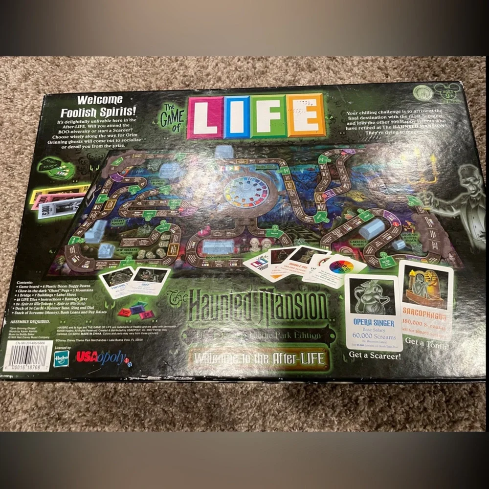 Haunted Mansion Game of Life Disney Parks Version Disneyland Disney World - Picture 6 of 7